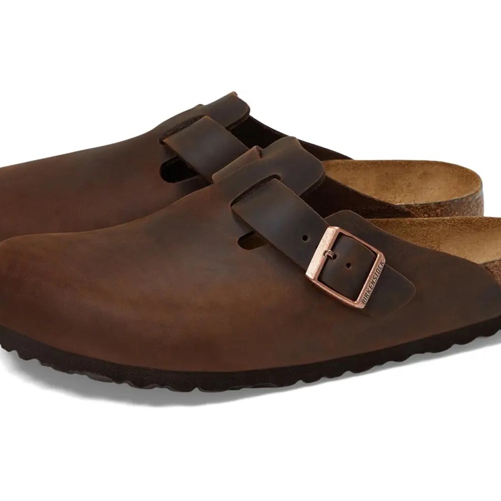 Birkenstock Boston 42 Habana/ brown- oiled leather Soft footbed Narrow
